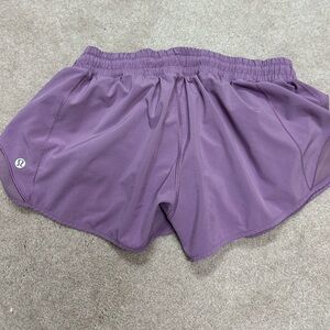 Lululemon 3” Purple Running shorts